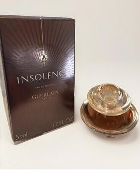 Insolence Guerlain EDT .17oz /5ml WomenS MINIATURE Collectible Vtg Rare NEW/FULL
